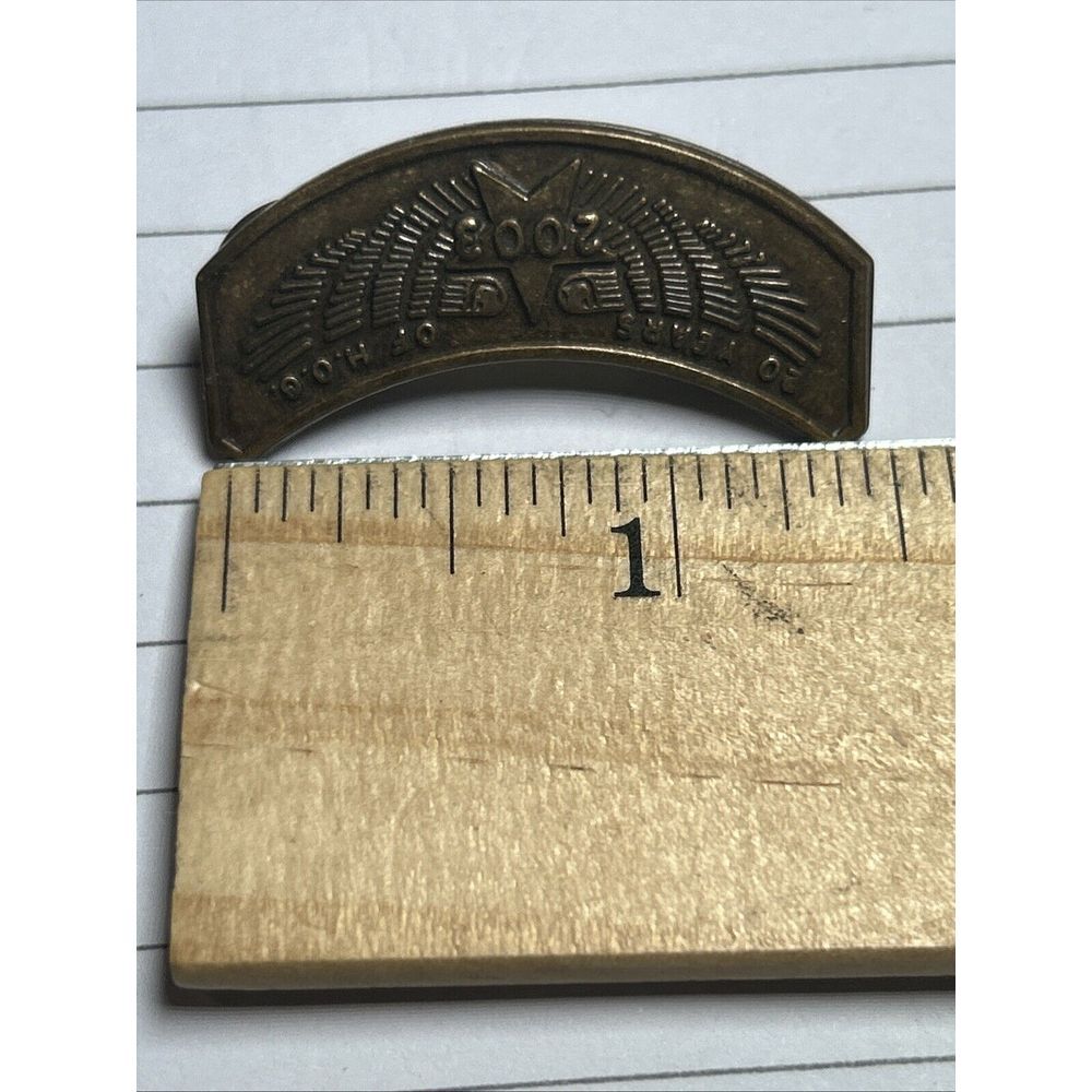 HARLEY OWNERS GROUP HOG 100th 20th ROCKER 2003‎ VEST JACKET HAT PIN 03 - Picture 3 of 3